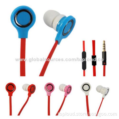 Earphones for iPhone, OEM Orders Welcomed, 3.5mm Jack, Microphone